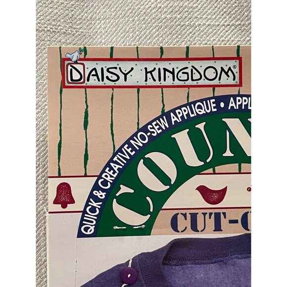 Vintage 1996 Daisy Kingdom No-Sew Fabric Applique Country Cut-Outs Raggedy Chris - Picture 3 of 11